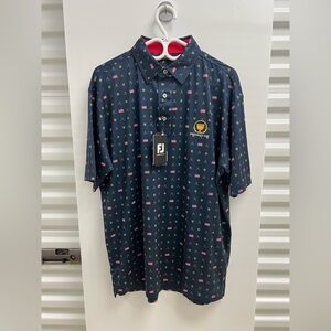 FootJoy Patterned Polo with Logo